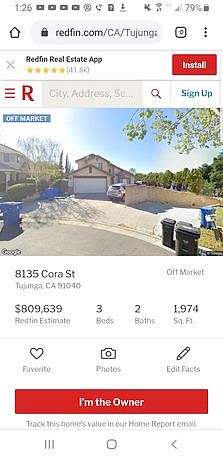 Image of rent to own home in Sunland, CA